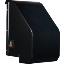 Schwarzes Gehäuse für Torantriebe mit Schaltern