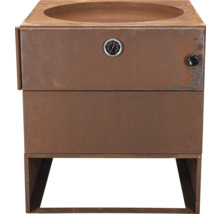 Cuisine extérieure en métal avec thermomètre