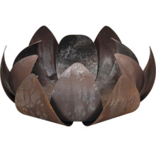 Fleur de lotus décorative en métal