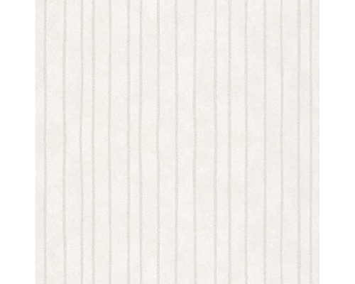 Papier peint intissé 84850 Memento rayures blanc Papier peint à rayures