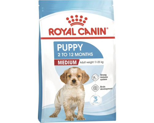 Royal Canin Hundefutter Medium Puppy 15 kg Royal Canin Puppy Medium Hundetrockenfutter für Welpen von zwei bis zwölf Monaten