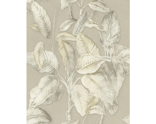 Papier peint avec motif de plantes