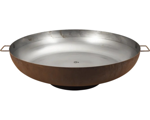 Brasero en acier avec poignées