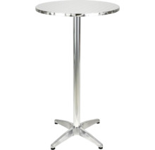 Guéridon avec plateau rond et piètement en croix