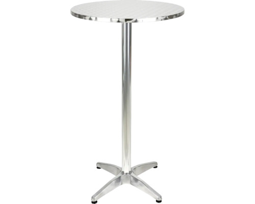 Guéridon avec plateau rond et piètement en croix