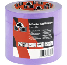 Ruban de masquage Roxolid Fineline pour papier peint, 24 millimètres sur 50 mètres
