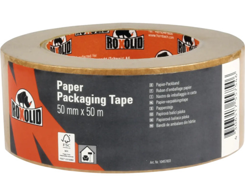 Roxolid Papier-Packband, 50 mm x 50 m