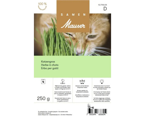 Mauser Katzengras Samen 250 g