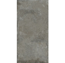 Graue Bodenfliese mit Betonoptik.