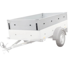 Remorque avec rehausse de ridelle