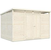 Abri de jardin en bois avec double porte pour le rangement de jardin