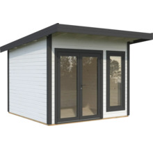 Abri de jardin avec porte double et fenêtre