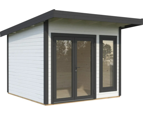 Abri de jardin avec porte double et fenêtre