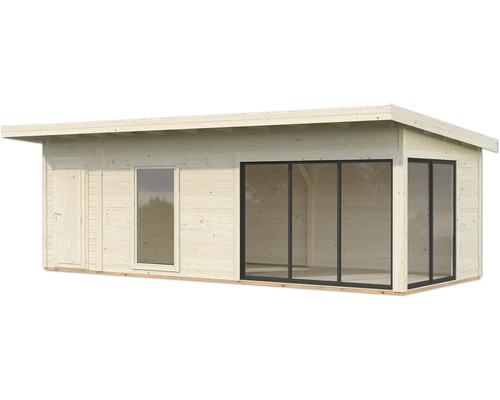 Maison de jardin en bois avec porte et fenêtre