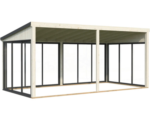 Pavillon en bois avec toit
