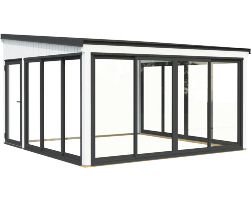 Pavillon de jardin indépendant avec portes coulissantes