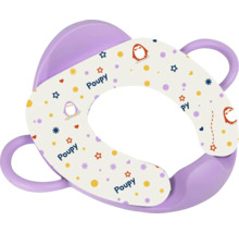 Réducteur de WC avec poignées et motif pingouin pour enfants