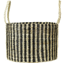 Panier tressé avec poignées