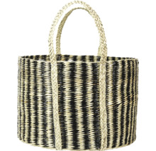 Panier tressé avec poignées