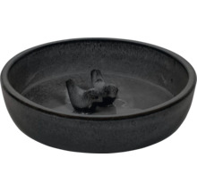 Coupe décorative avec deux figurines d'oiseaux