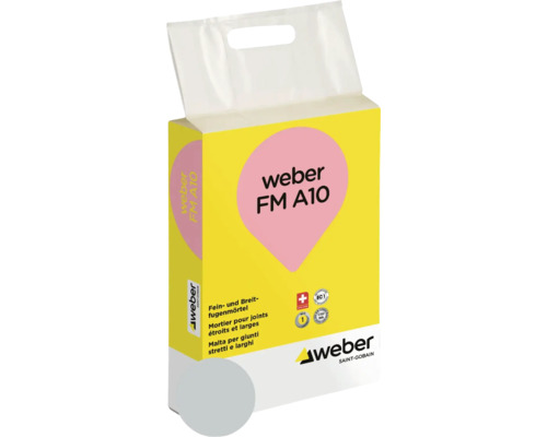 Emballage de mortier fin et large pour joints Weber FM A10