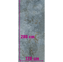 Motif de carreaux mesurant 280 centimètres sur 120 centimètres