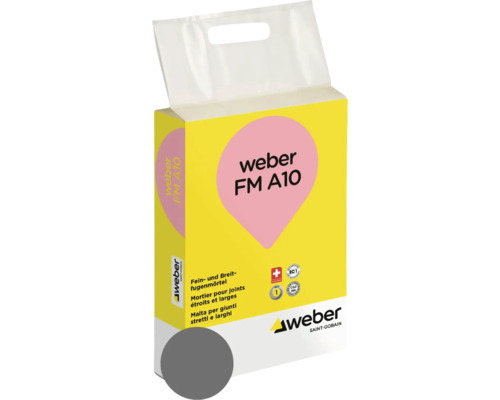 Emballage de mortier pour joints fins et larges Weber FM A10