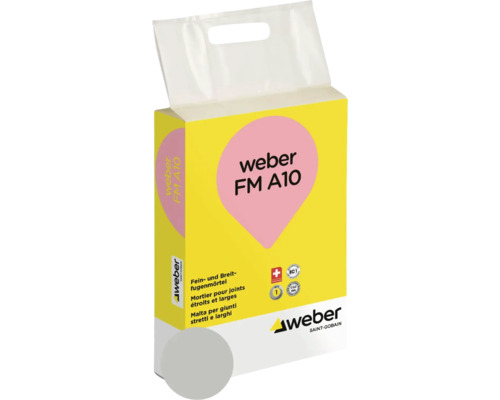 Emballage de mortier pour joints Weber FM A10