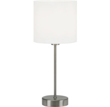 Tischleuchte mit Schirm und Metallfuß