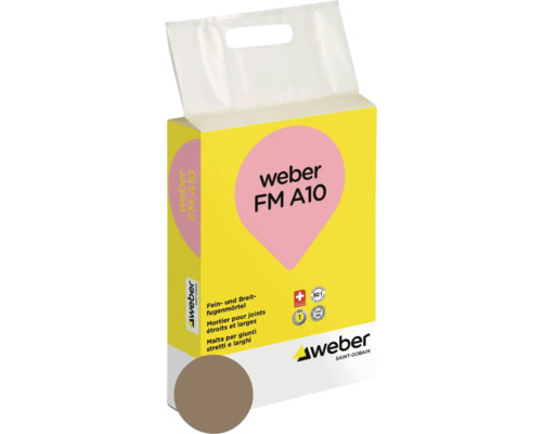 Emballage de mortier pour joints fins et larges Weber FM A10