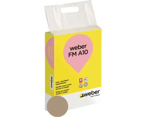 Emballage de mortier pour joints Weber FM A10