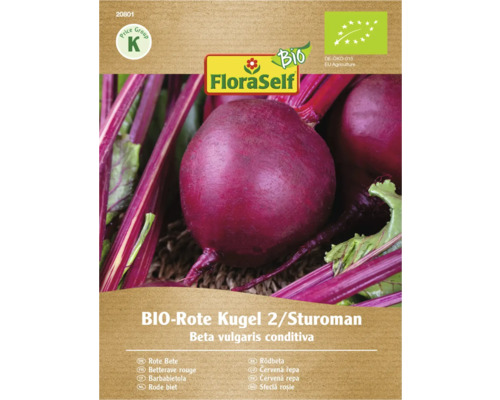 Paquet de graines de betterave rouge biologique Kugel 2 Sturoman