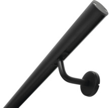 Rampe d'escalier noire