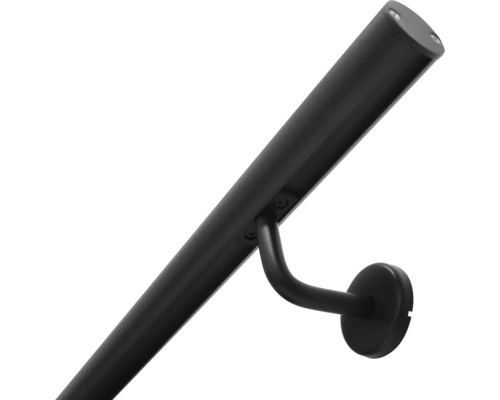 Rampe d'escalier noire