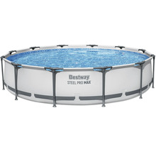 Piscine tubulaire Bestway Steel Pro Max remplie d'eau