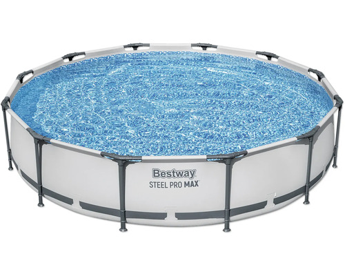 Piscine tubulaire Bestway Steel Pro Max avec eau
