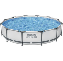 Piscine tubulaire Bestway Steel Pro Max avec eau