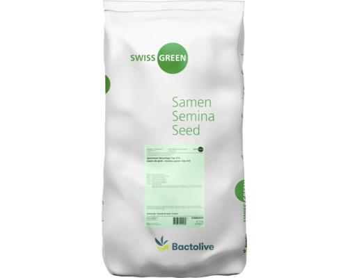 Sac de semences pour gazon de sport, nouvelle pelouse Top 310 de Swiss Green et Bactolive