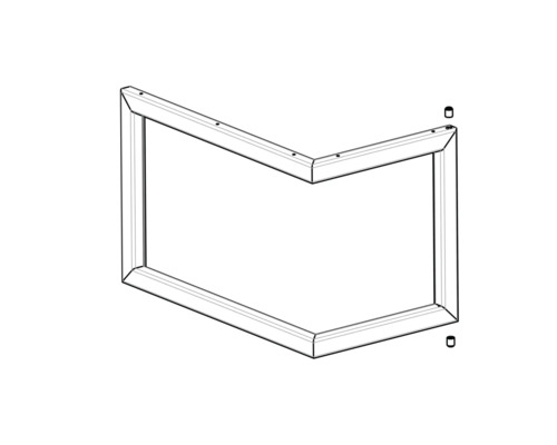 Montageprofil für Regalböden