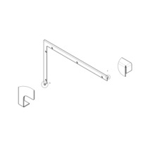 Regalträger mit Befestigungsmaterial