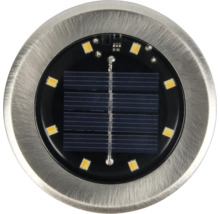 Bodeneinbaustrahler mit Solarpanel