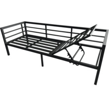 Metallbettgestell mit Lattenrost und Stauraumfunktion