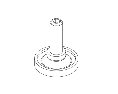 Dessin d'une rallonge de valve