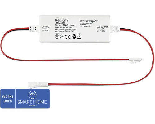 Radium LMZA4376 Zigbee LED Controller mit Anschlusskabeln