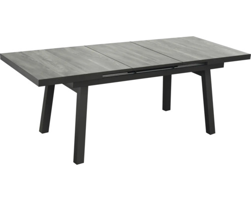 Ausziehbarer Gartentisch mit Holzoptik