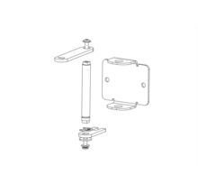 Schéma éclaté d'une quincaillerie d'ameublement