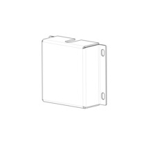 Couvercle avec fentes et trous de fixation