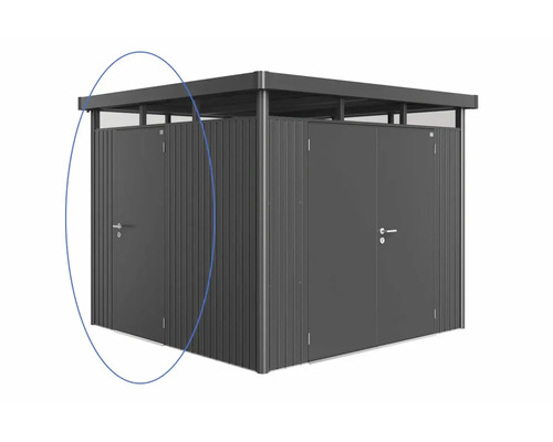 Metall Gerätehaus mit zwei Türen