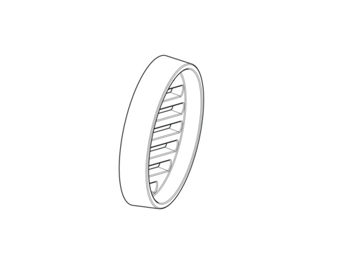 Ouverture de ventilation ronde avec lamelles