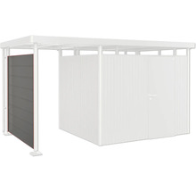 Metallcarport mit Seitenwand und Geräteraum